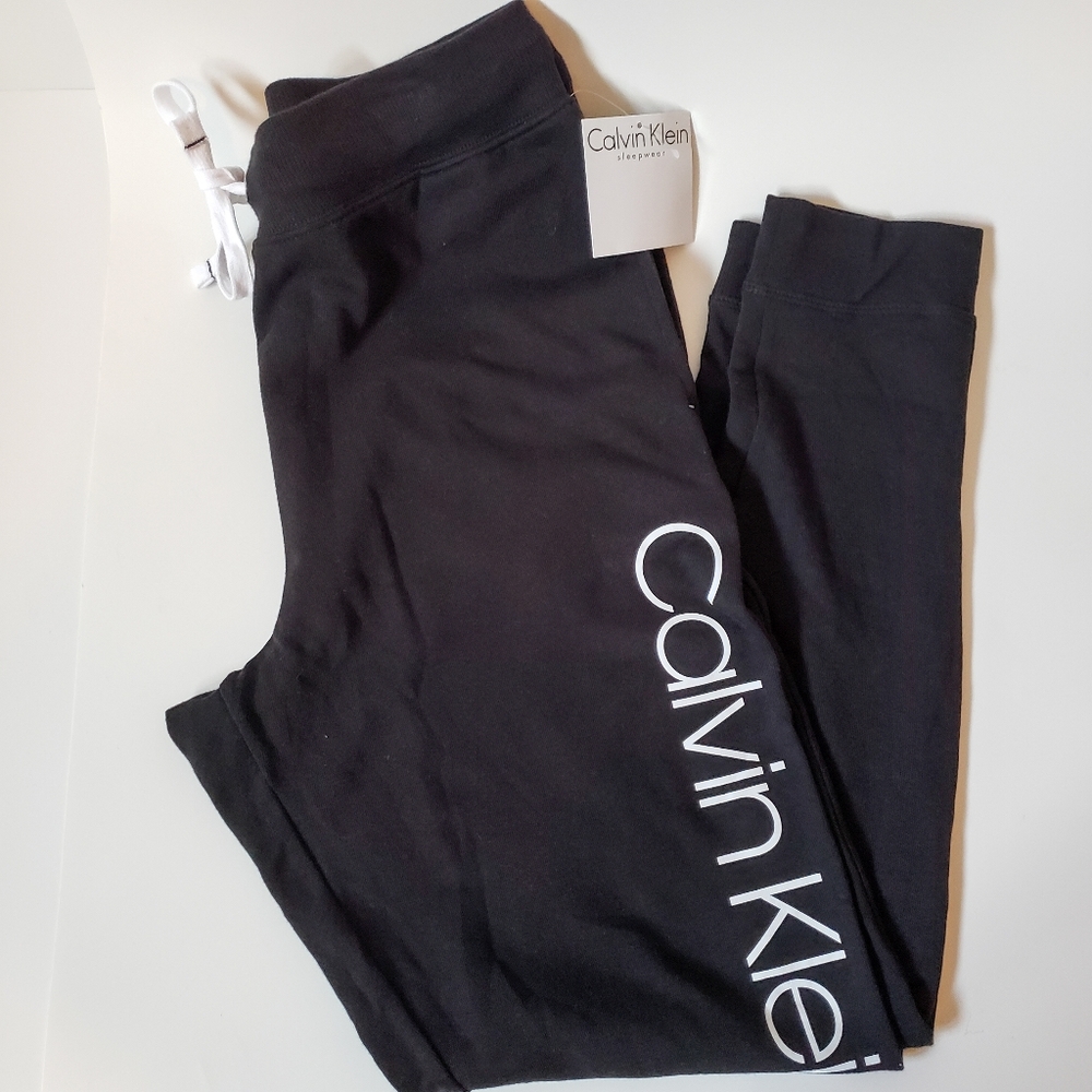 CALVIN KLEIN WOMEN'S BLACK LOUNGE PANTS